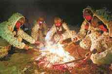 兵發(fā)雪原，義無反顧向前突擊