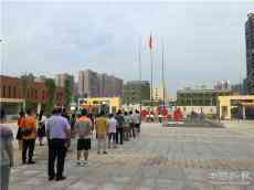 嘉禾職中：規(guī)范升旗儀式，踐行五四精神