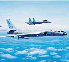 ?9架解放軍軍機繞臺 2月最大規(guī)模巡航