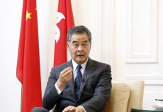 梁振英：習近平非常關(guān)愛香港 講話流露真情