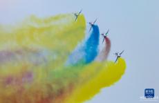 空軍八一飛行表演隊(duì)換裝殲-10C后國(guó)內(nèi)首次公開亮相