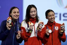 成都大運(yùn)會(huì)｜游泳——女子1500米自由泳：李冰潔奪冠