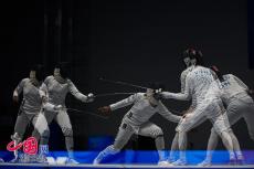 大運(yùn)會(huì)擊劍選手上演“蓉城論劍”