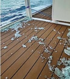 英郵輪遇暴風雨 急轉(zhuǎn)彎致百人傷