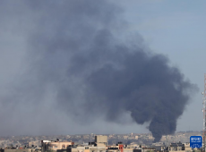 加沙地帶：濃煙滾滾