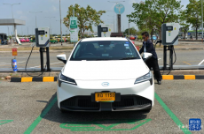 中國電動出租車助力泰國打造綠色機場