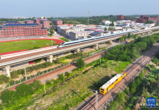 京廣鐵路整修忙