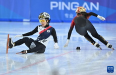 亞冬會丨短道速滑——中國隊奪得女子3000米接力冠軍