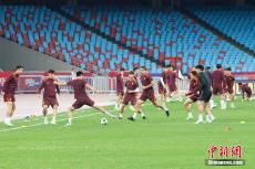浙江杭州：中澳兩國國家隊備戰(zhàn)世界杯預選賽