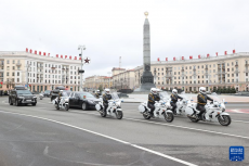 白俄羅斯總統(tǒng)盧卡申科宣誓就職