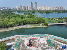 通甬高鐵蘇州東隧道首段貫通