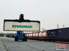 寧夏首列“海運冷藏箱鐵海聯(lián)運”班列啟程