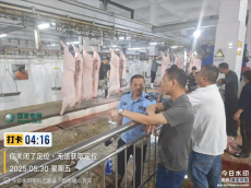 衡陽(yáng)縣節(jié)前開(kāi)展生豬屠宰檢疫監(jiān)督指導(dǎo) 守護(hù)群眾 “放心肉”
