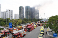 李家超：香港大埔火災(zāi)火勢(shì)受控，已經(jīng)成功救出55